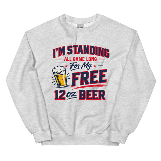 Cleveland Baseball - Ticket and Beer Unisex Sweatshirt Cleveland Baseball - Ticket and Beer Unisex Sweatshirt