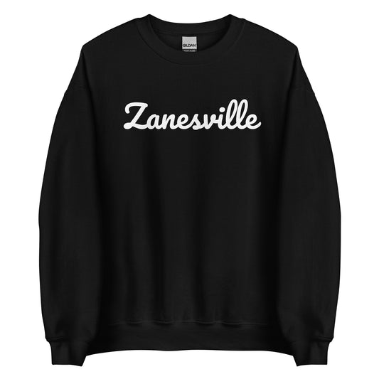 Zanesville Ohio Solo Script Unisex Crewneck Sweatshirt Zanesville Ohio Solo Script Unisex Crewneck Sweatshirt
