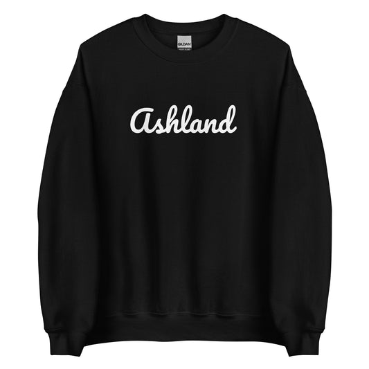 Ashland Ohio Solo Script Unisex Crewneck Sweatshirt Ashland Ohio Solo Script Unisex Crewneck Sweatshirt