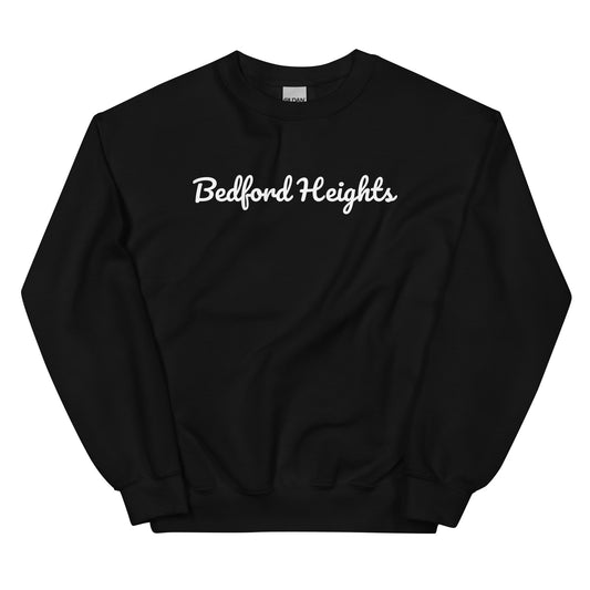 Bedford Heights Ohio Solo Script Crewneck Unisex Sweatshirt Bedford Heights Ohio Solo Script Crewneck Unisex Sweatshirt