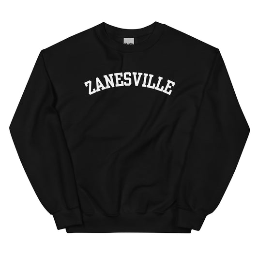 Zanesville Ohio Block Solo Crewneck Unisex Sweatshirt Zanesville Ohio Block Solo Crewneck Unisex Sweatshirt