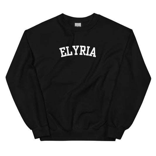 Elyria Ohio Block Solo Crewneck Unisex Sweatshirt Elyria Ohio Block Solo Crewneck Unisex Sweatshirt