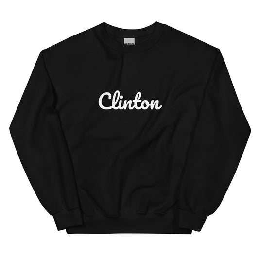 Clinton, Michigan Solo Script Unisex Sweatshirt Clinton, Michigan Solo Script Unisex Sweatshirt