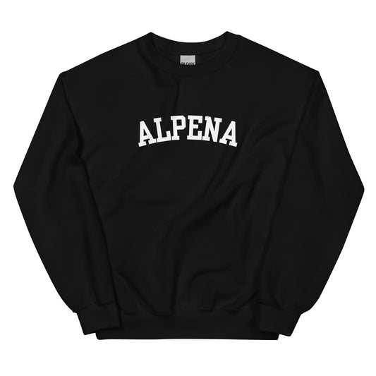 Alpena, Michigan Solo Block Unisex Sweatshirt Alpena, Michigan Solo Block Unisex Sweatshirt