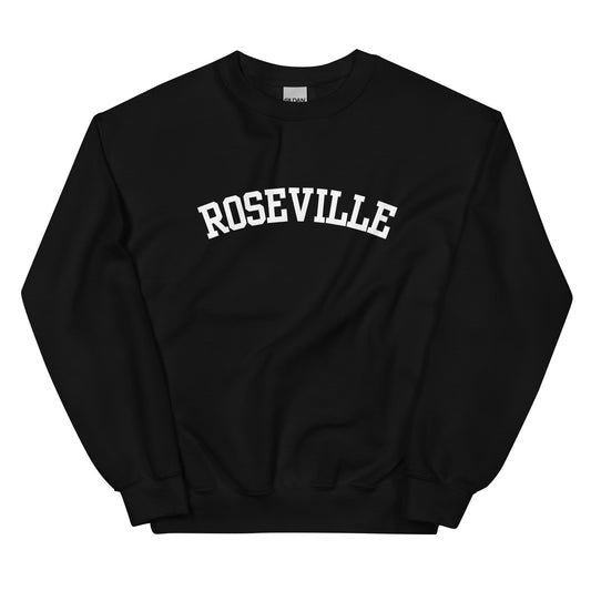 Roseville, MI Block Solo Unisex Sweatshirt Roseville, MI Block Solo Unisex Sweatshirt