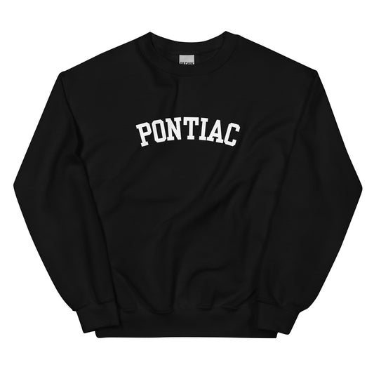 Pontiac, Michigan Block Solo Unisex Sweatshirt Pontiac, Michigan Block Solo Unisex Sweatshirt