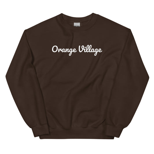 Orange Village Ohio Solo Script Crewneck Unisex Sweatshirt Orange Village Ohio Solo Script Crewneck Unisex Sweatshirt