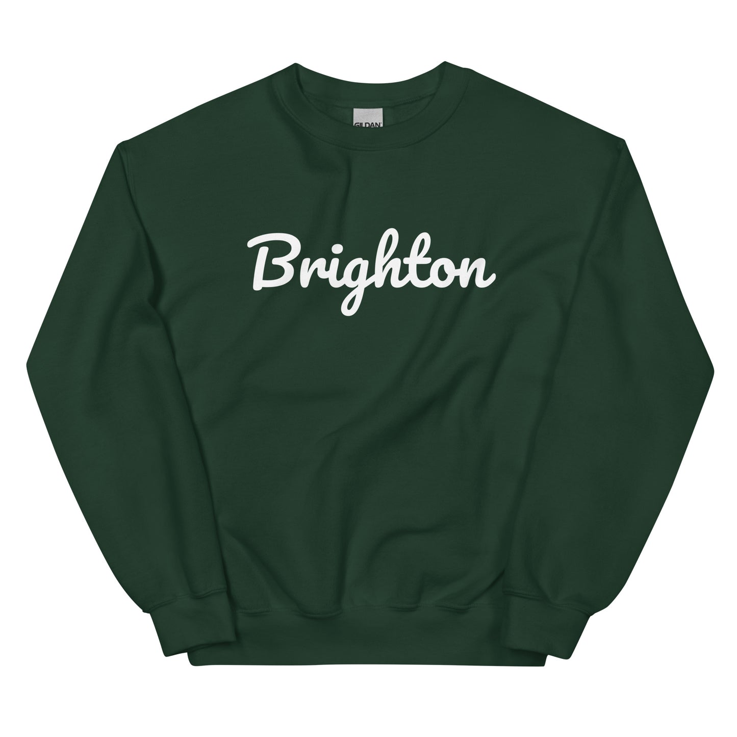 Brighton, Michigan Solo Script Unisex Sweatshirt Brighton, Michigan Solo Script Unisex Sweatshirt