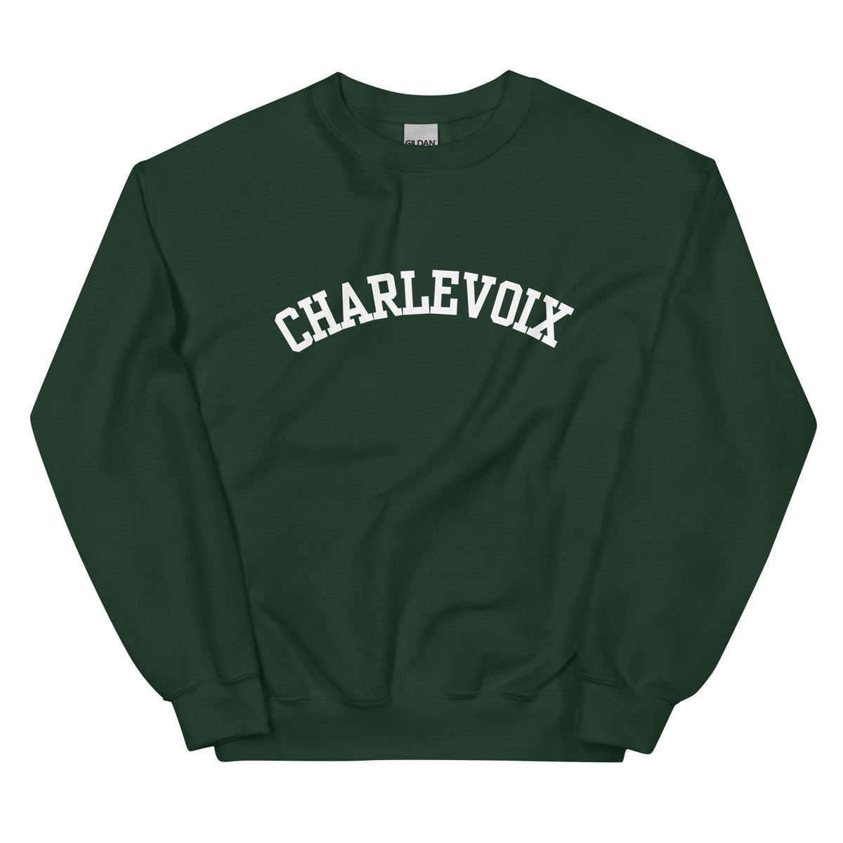 Charlevoix Michigan Block Solo Unisex Sweatshirt Charlevoix Michigan Block Solo Unisex Sweatshirt