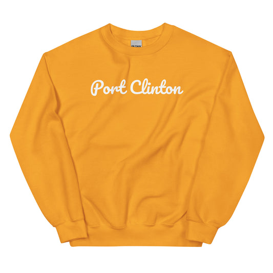 Port Clinton Ohio Solo Script Crewneck Unisex Sweatshirt Port Clinton Ohio Solo Script Crewneck Unisex Sweatshirt