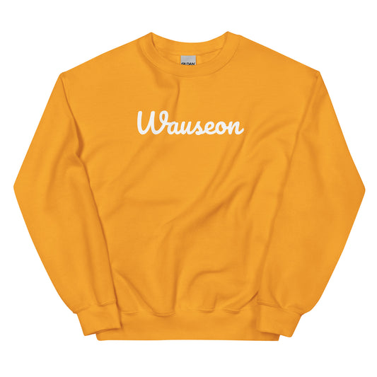 Wauseon Ohio Solo Script Crewneck Unisex Sweatshirt Wauseon Ohio Solo Script Crewneck Unisex Sweatshirt