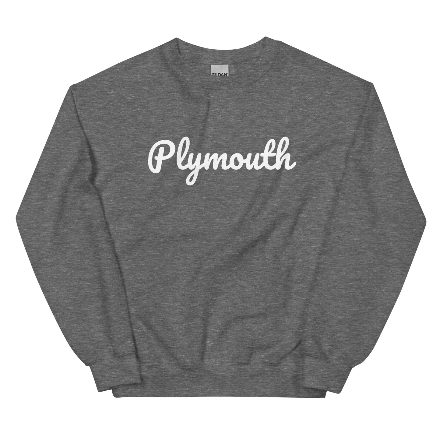 Plymouth, Michigan Solo Script Unisex Sweatshirt Plymouth, Michigan Solo Script Unisex Sweatshirt