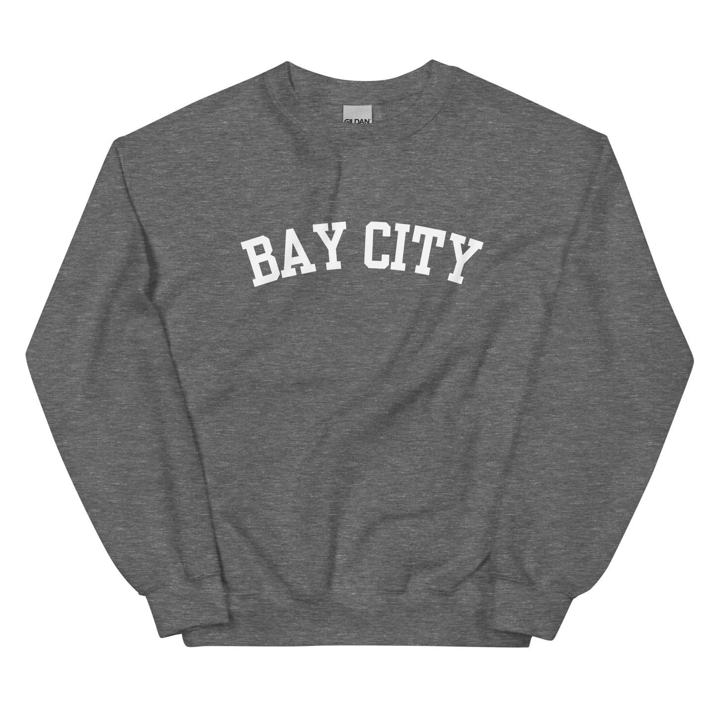 Bay City, Michigan Block Solo Unisex Sweatshirt Bay City, Michigan Block Solo Unisex Sweatshirt
