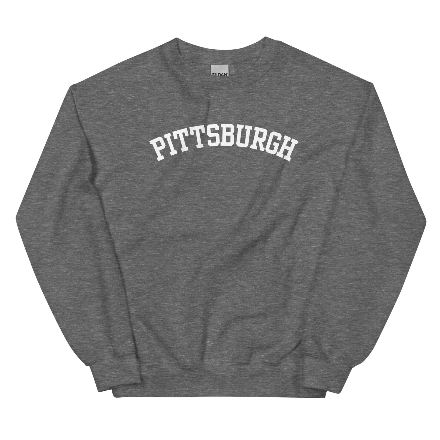 Pittsburgh, PA Block Solo Crewneck Unisex Sweatshirt Pittsburgh, PA Block Solo Crewneck Unisex Sweatshirt