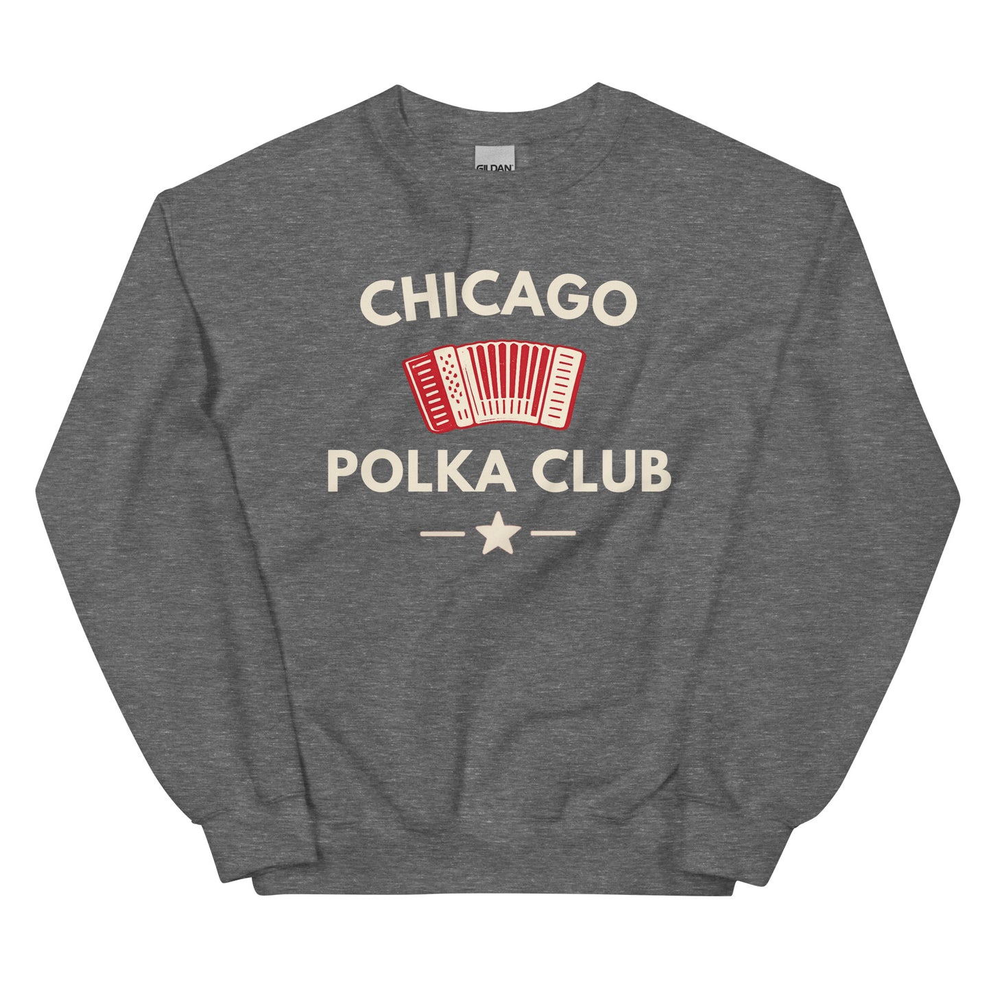 Chicago Polka Club Dyngus Day Crewneck Unisex Sweatshirt Chicago Polka Club Dyngus Day Crewneck Unisex Sweatshirt