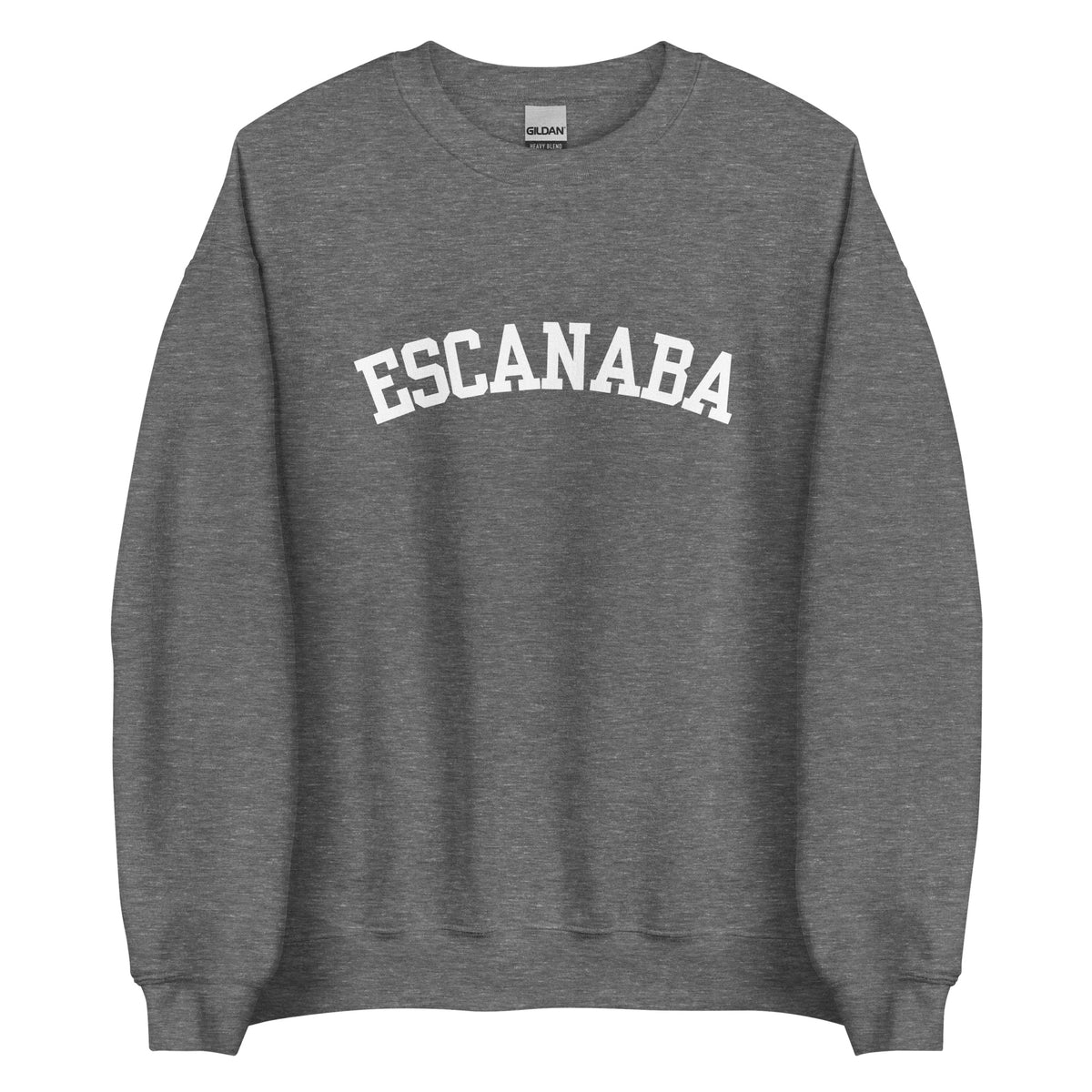 Escanaba Michigan Block Solo Unisex Sweatshirt Escanaba Michigan Block Solo Unisex Sweatshirt