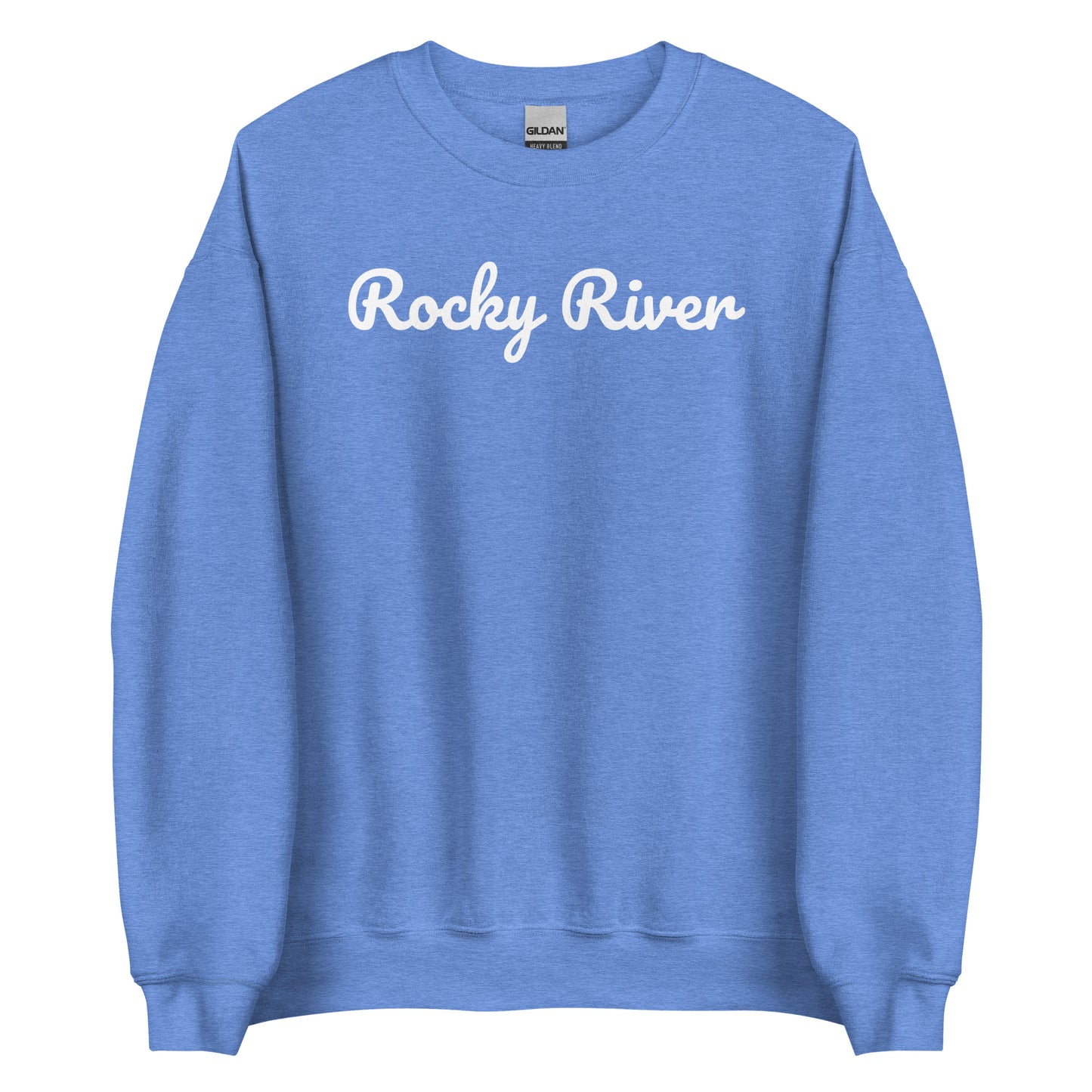 Rocky River Solo Script Crewneck Unisex Sweatshirt Rocky River Solo Script Crewneck Unisex Sweatshirt