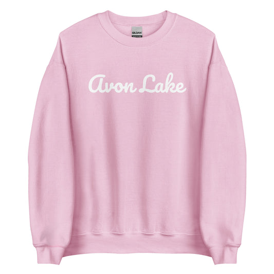 Avon Lake Ohio Solo Script Unisex Crewneck Sweatshirt Avon Lake Ohio Solo Script Unisex Crewneck Sweatshirt