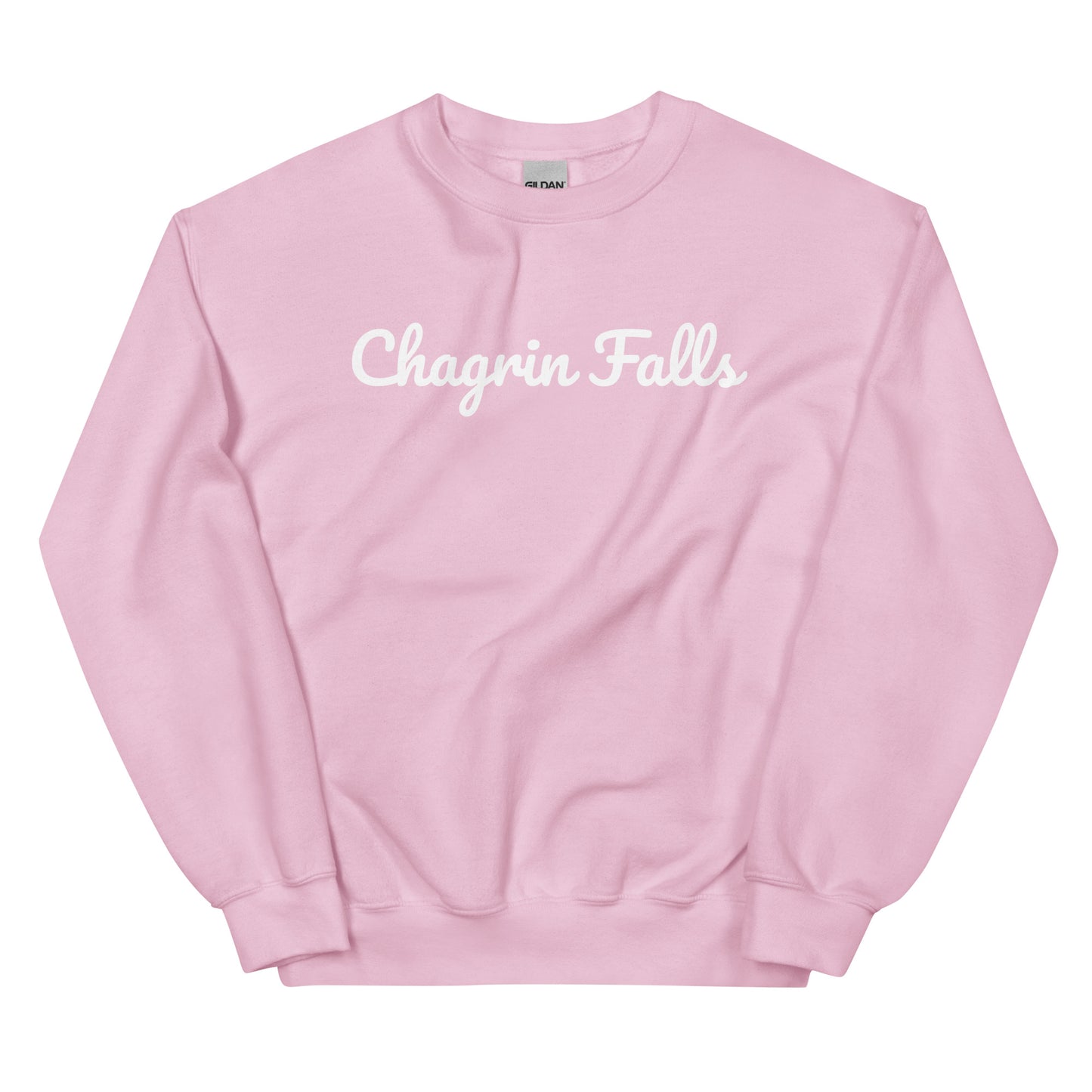 Chagrin Falls Ohio Solo Script Crewneck Unisex Sweatshirt Chagrin Falls Ohio Solo Script Crewneck Unisex Sweatshirt