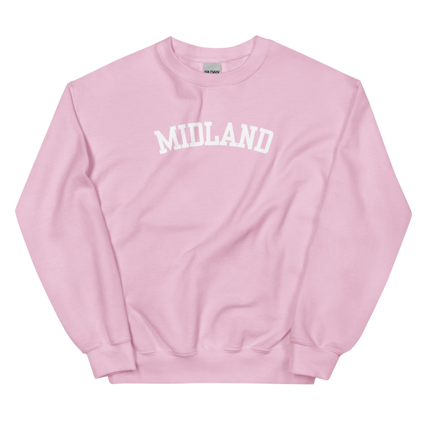 Midland Michigan Block Solo Crewneck Unisex Sweatshirt Midland Michigan Block Solo Crewneck Unisex Sweatshirt