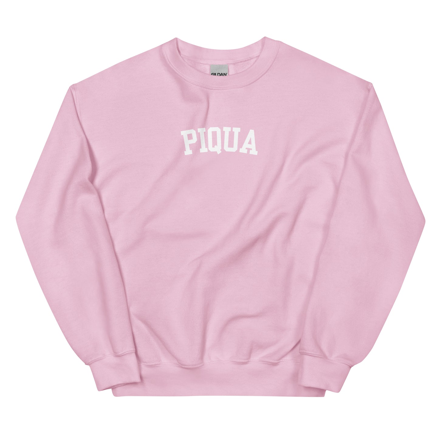 Piqua Ohio Block Solo Crewneck Unisex Sweatshirt Piqua Ohio Block Solo Crewneck Unisex Sweatshirt