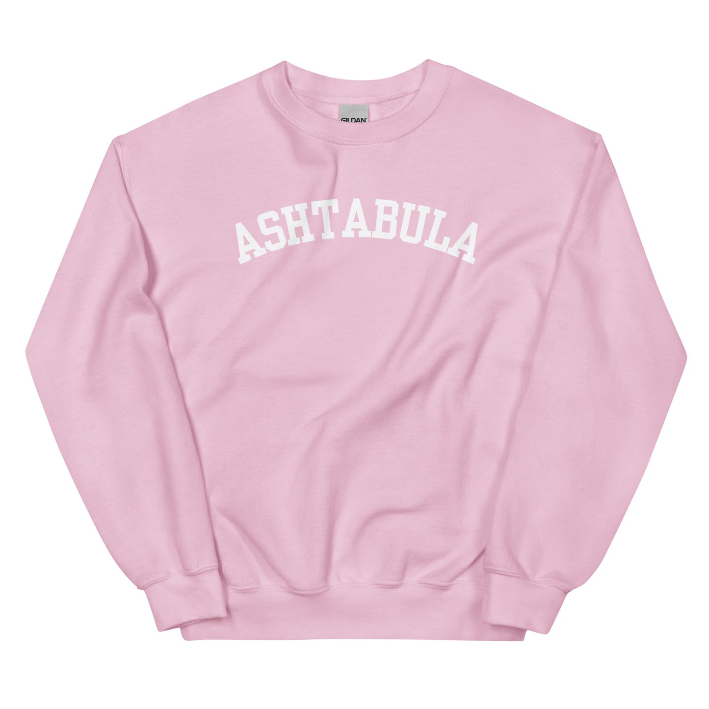Ashtabula Ohio Block Solo Crewneck Unisex Sweatshirt Ashtabula Ohio Block Solo Crewneck Unisex Sweatshirt