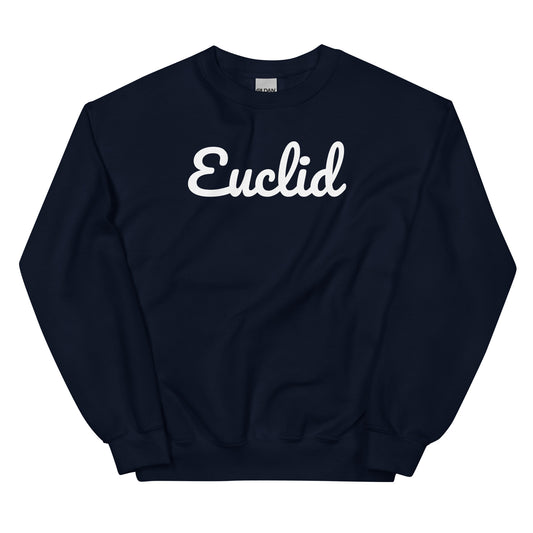 Euclid Ohio Solo Script Crewneck Unisex Sweatshirt Euclid Ohio Solo Script Crewneck Unisex Sweatshirt