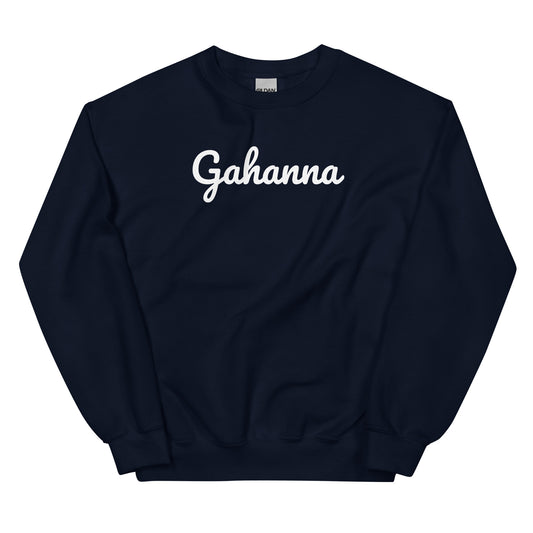 Gahanna Ohio Solo Script Crewneck Unisex Sweatshirt Gahanna Ohio Solo Script Crewneck Unisex Sweatshirt