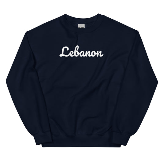 Lebanon Ohio Solo Script Crewneck Unisex Sweatshirt Lebanon Ohio Solo Script Crewneck Unisex Sweatshirt