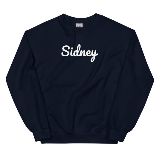 Sidney Ohio Solo Script Crewneck Unisex Sweatshirt Sidney Ohio Solo Script Crewneck Unisex Sweatshirt