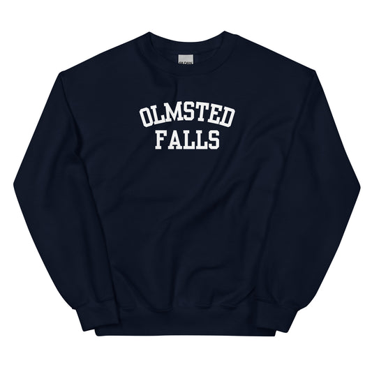 Olmsted Falls Ohio Block Solo Crewneck Unisex Sweatshirt Olmsted Falls Ohio Block Solo Crewneck Unisex Sweatshirt