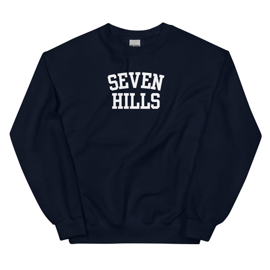 Seven Hills Ohio Block Solo Crewneck Unisex Sweatshirt Seven Hills Ohio Block Solo Crewneck Unisex Sweatshirt