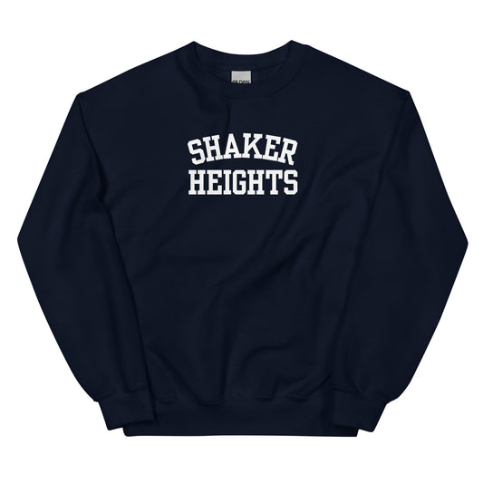Shaker Heights Ohio Block Solo Crewneck Unisex Sweatshirt Shaker Heights Ohio Block Solo Crewneck Unisex Sweatshirt