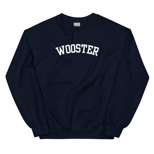 Wooster Ohio Block Solo Crewneck Unisex Sweatshirt Wooster Ohio Block Solo Crewneck Unisex Sweatshirt