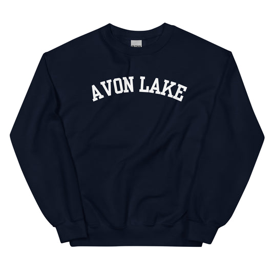 Avon Lake Ohio Block Solo Crewneck Unisex Sweatshirt Avon Lake Ohio Block Solo Crewneck Unisex Sweatshirt