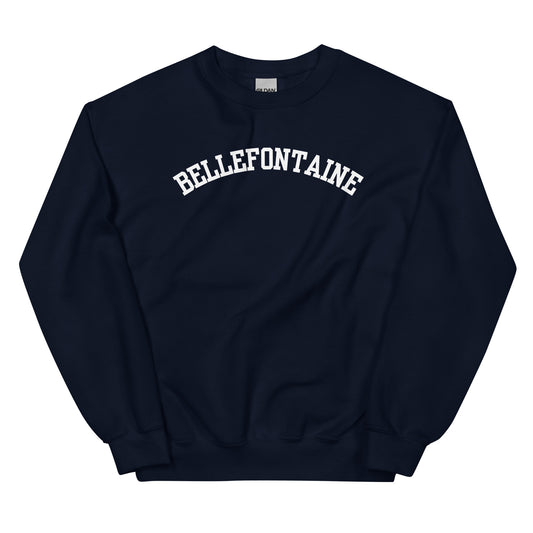 Bellefontaine Ohio Block Solo Crewneck Unisex Sweatshirt Bellefontaine Ohio Block Solo Crewneck Unisex Sweatshirt