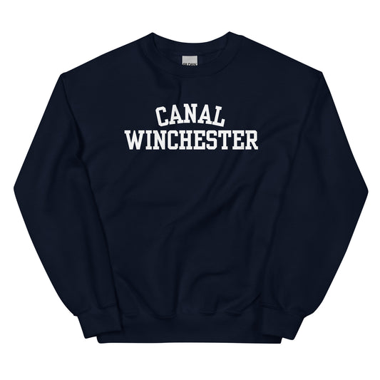 Canal Winchester Ohio Block Solo Crewneck Unisex Sweatshirt Canal Winchester Ohio Block Solo Crewneck Unisex Sweatshirt