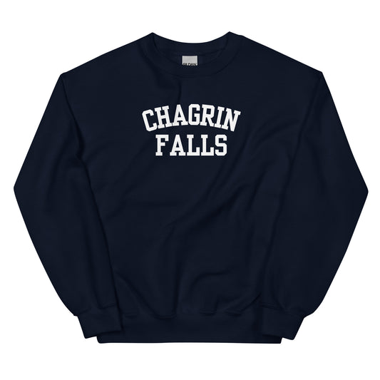 Chagrin Falls Ohio Block Solo Crewneck Unisex Sweatshirt Chagrin Falls Ohio Block Solo Crewneck Unisex Sweatshirt