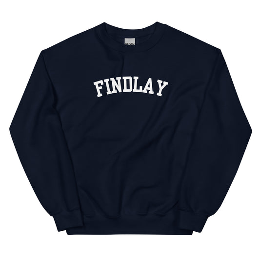 Findlay Ohio Block Solo Crewneck Unisex Sweatshirt Findlay Ohio Block Solo Crewneck Unisex Sweatshirt