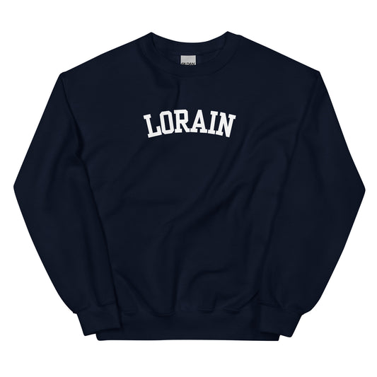 Lorain Ohio Block Solo Crewneck Unisex Sweatshirt Lorain Ohio Block Solo Crewneck Unisex Sweatshirt