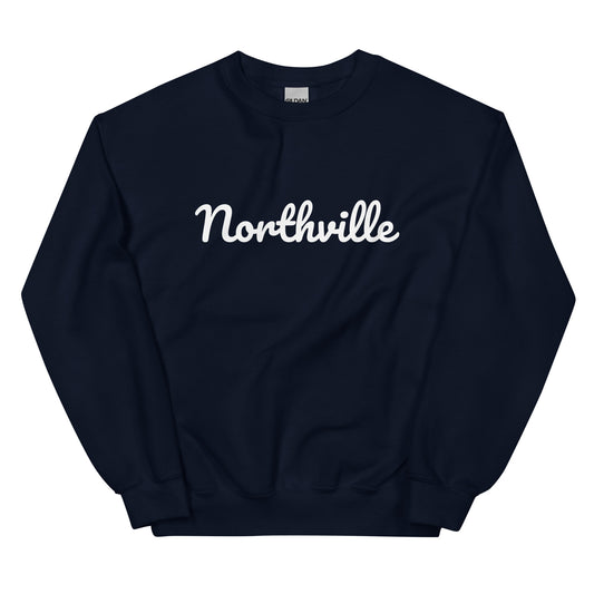 Northville, Michigan Solo Script Unisex Sweatshirt Northville, Michigan Solo Script Unisex Sweatshirt