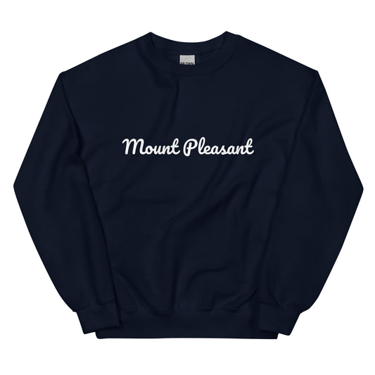 Mount Pleasant, Michigan Solo Script Unisex Sweatshirt Mount Pleasant, Michigan Solo Script Unisex Sweatshirt