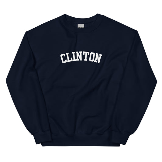 Clinton, Michigan Block Solo Unisex Sweatshirt Clinton, Michigan Block Solo Unisex Sweatshirt