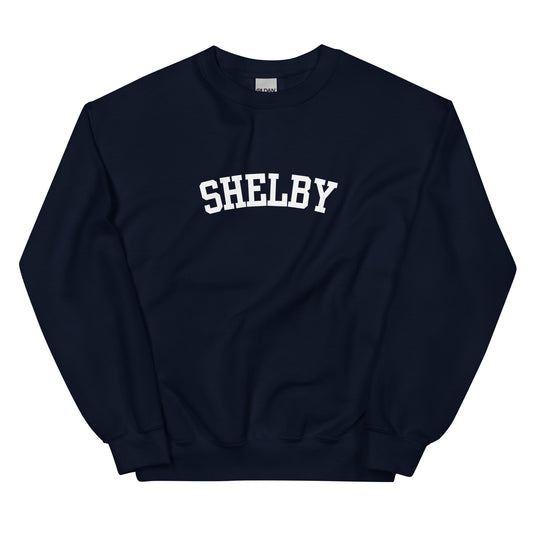 Shelby, Michigan Block Solo Unisex Sweatshirt Shelby, Michigan Block Solo Unisex Sweatshirt