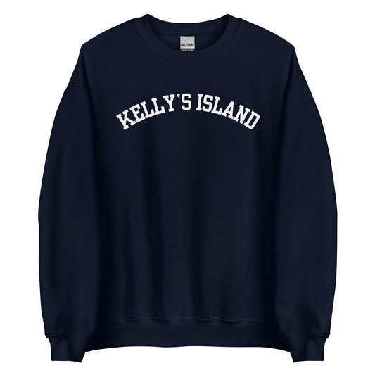 Kelly's Island Ohio Block Solo Crewneck Unisex Sweatshirt Kelly's Island Ohio Block Solo Crewneck Unisex Sweatshirt