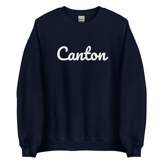 Canton Illinois Unisex Sweatshirt - Solo Script Canton Illinois Unisex Sweatshirt - Solo Script
