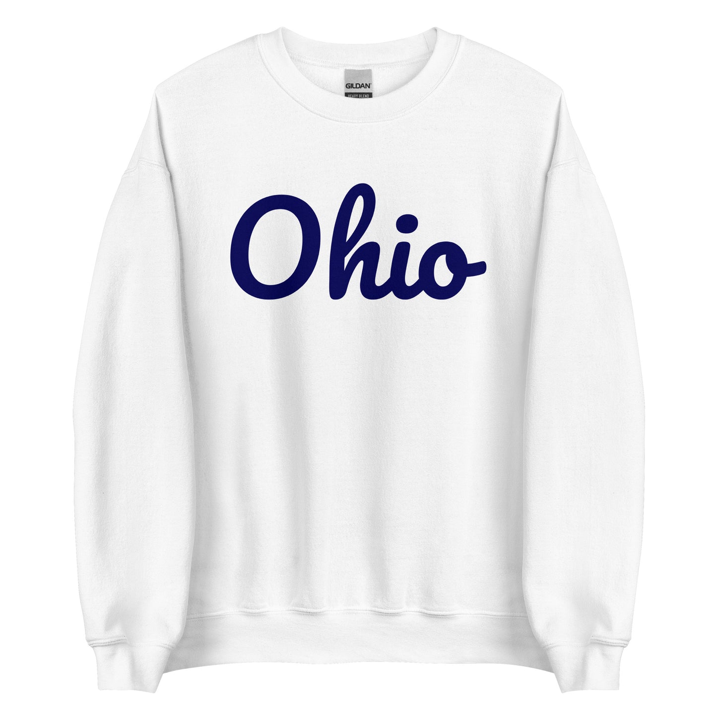 State of Ohio Navy Blue Solo Script Unisex Sweatshirt State of Ohio Navy Blue Solo Script Unisex Sweatshirt