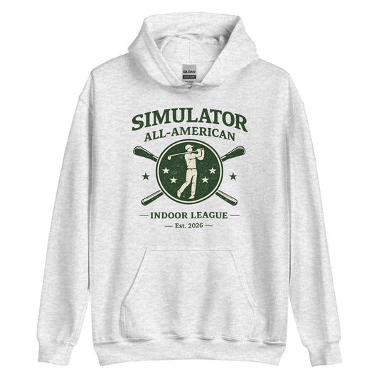 Golf Simulator All American Unisex Hoodie Golf Simulator All American Unisex Hoodie