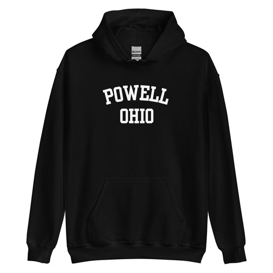 Powell, Ohio Block Unisex Hoodie Powell, Ohio Block Unisex Hoodie