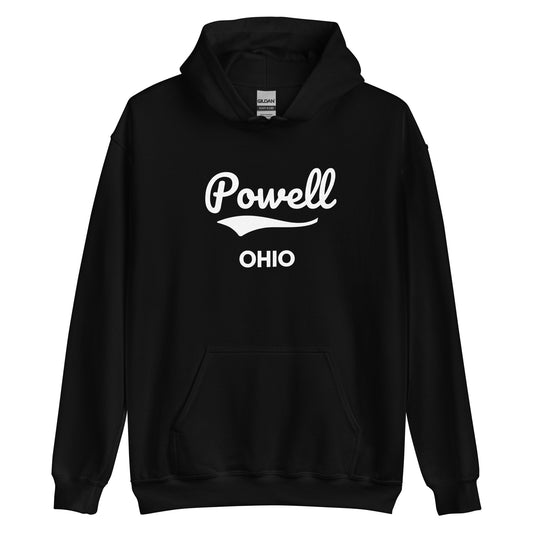 Powell Ohio Script Unisex Hoodie Powell Ohio Script Unisex Hoodie